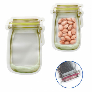 6 pungi cu fermoar, conservare alimente, reutilizabile 10x10,5x5 cm-Quttin
