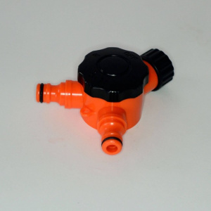 Conector-racord furtun la robinet cu 2 iesiri