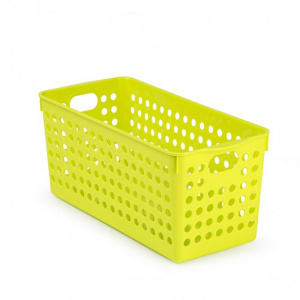 Cutie depozitare,  cu manere, 13 x 29 x 12,7 cm, verde, Atlas no. 1