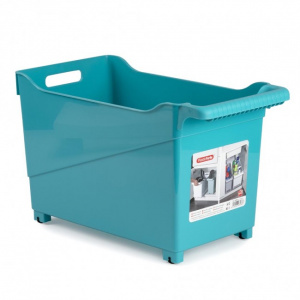 Cutie depozitare cu role, 24 x 45 x 27,5 cm, albastru, Assort Classic
