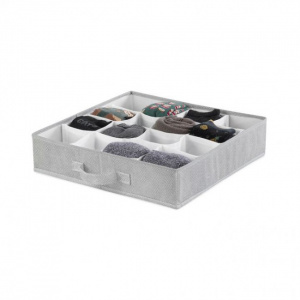 Cutie organizare sertare. Organizator compartimentat sertare 40x40x9-Happymax, cutie textila organizare sertare articole imbracaminte, organizatoare pentru sertare. Separator pentru sertare 