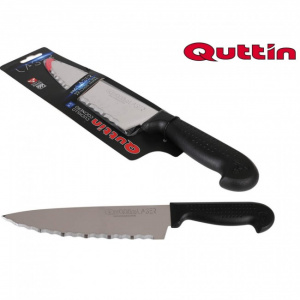 Cutit cu lama zimtata 18 cm-Laser,Quttin,Quttin,Cutit cu lama zimtata, Cutit cu dantelura pe lama, Cutit cu textura zimtata, Cutit pentru taiere cu lama dentata, Cutit cu lama aspra, Cutit cu dantelura pe margine, Cutit pentru taiere cu suprafata zimtata,