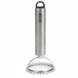 Decupator aluat pentru ravioli, cerc, inox 15x6,5 cm, Happymax, forma pentru ravioli, forme pentru tascute, forma pentru paste ravioli,set forme pentru ravioli,matrita formare ravioli,piese pentru coltunasi paste ravioli sau gnocchi