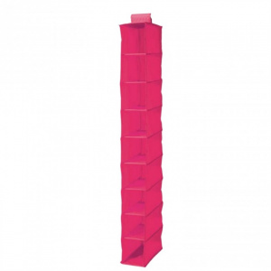 Etajera de agatat in sifonier cu 9 compartimente-rose