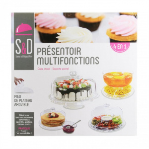 Suport pentru tort  multifunctional 4 in 1 Bonne soirée