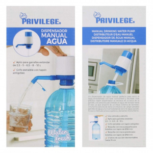 Pompa manuala pentru bidoane cu apa-Privilege,Pompa manuala pentru bidoane cu apa, Pompa apa imbuteliata manuala, Pompa pentru sticle de apa, Distribuitor manual pentru apa imbuteliata, Pompa apa de baut manuala, Pompa pentru bidoane de apa, Accesorii pen