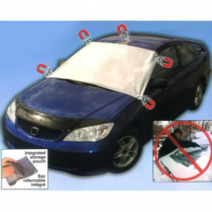 Prelata auto protectie parbriz cu magneti, impotriva inghetului si soarelui