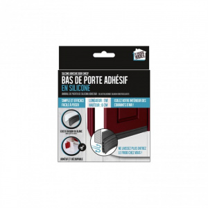 Protectie usa anticurent, adeziva, silicon, 100x6x0.5 cm, alb, Happymax