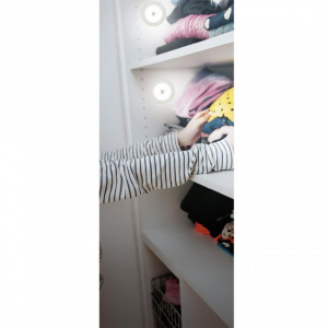 Set 2 lampi led cob cu autoadeziv si telecomanda inclusa
