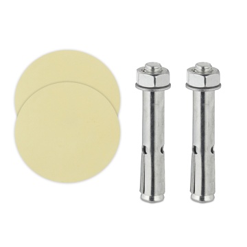 Set 2 opritoare usa, otel inoxidabil si cauciuc, dimensiuni 8 x 4.5 cm, Relaxdays