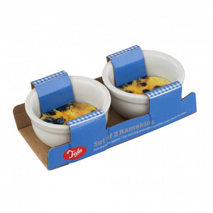 Set 2 vase ramekin portelan