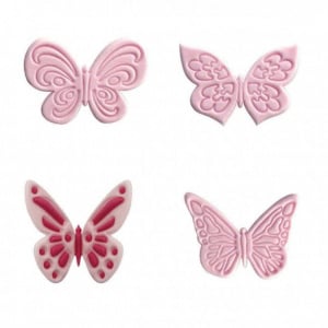 Set 4 forme-cutter fluture, freza patiserie fluture - JEM