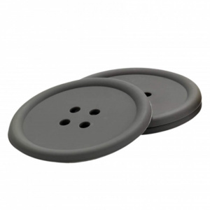 Set 4 suporturi pahare pt protectie masa, silicon model nasture. Suporturi pentru pahare si protectie masa