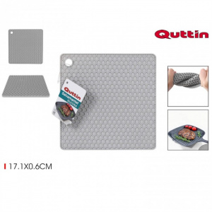 Suport silicon pentru oale fierbinti  17,1x0,6 cm-Quttin, suport silicon vase fierbinti, pad silicon de bucatarie, suport pentru uscare vase,Suport de silicon pentru oale fierbinti Suport rezistent la caldura pentru oale Suport pentru vase fierbinti din s