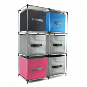 Cos textil, cub pentru depozitare-negru, Cosuri textile pentru organizare, Cutii de depozitare textile, Cosuri de depozitare pentru haine, Cosuri textile pliabile, Cosuri pentru organizare in casa, Cutii textile pentru depozitare, Cosuri pentru depozitare
