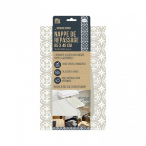 Covoras de calcat rufe cu suport pentru fier de calcat, 85x48 cm, Happymax