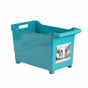 Cutie depozitare cu role, 24 x 45 x 27,5 cm, albastru, Assort Classic