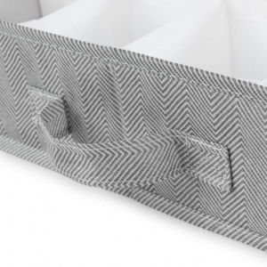 Cutie organizare sertare. Organizator compartimentat sertare 40x40x9-Happymax, cutie textila organizare sertare articole imbracaminte, organizatoare pentru sertare. Separator pentru sertare 