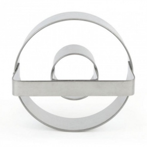 Decupator aluat pentru gogosi, inox, 7,5x5 cm, Happymax, Cutter metalic pentru gogosi-7,5cm-Ibili, dispozitiv pentru gogosi Dispenser gogosi, ustensila aluat gogosi, dozator gogosi, aparat de facut gogosi, aparat manual pentru gogosi,set ustensila decupar