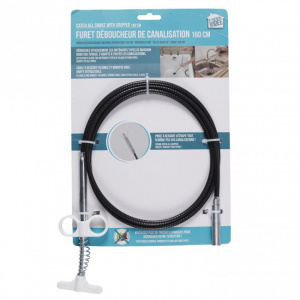 Dispozitiv tip sarpe cu gheara pentru desfundat chiuvete, 160 cm
