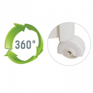Etajera mobila cu roti, tip carucior, 3 rafturi, alb, 39 x 36 x H 75 cm Carucior ingust pentru depozitare in baie si bucatarie, Rafturi din plastic cu roti pentru depozitare in bucatarie si baie. Etajera cu roti si 3  polite depozitare