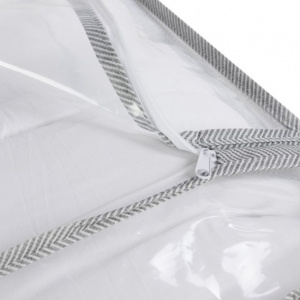 Husa cu fermoar pentru depozitare textile in locuri inguste 107x46x16 cm-Palma