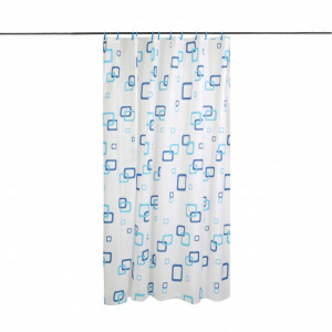 Perdea dus, PEVA, rezistenta la apa, 180x180 cm-Forme geometrice