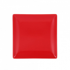 Platou ceramic servire 18x18x1,7cm-Ming II. Platou servire ceramica vitrificata,Platou ceramic de servire, Platou din ceramica pentru prezentare, Suport ceramic pentru servire, Platou ceramic elegant, Vas ceramic pentru prezentare, Platou decorativ din ce