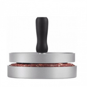 Presa pentru hamburger, din aluminiu, 11,5x7,5 cm, Quttin, presa manuala hamburger, forma burger, presa metal pentru hamburger Presa pentru hamburger, din aluminiu, 11,5x7,5 cm, Quttin,Presa hamburger aluminiu, presa burger aluminiu, ustensila hamburger d