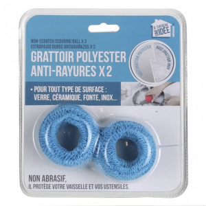 Set 2 bureti vase tip sarma, albastru,Bureti vase, Set bureti vase, Bureti vase sarma, Bureti curatare vase, Set curatare vase, Bureti sarma pentru vase, Bureti metalici vase, Bureti inox vase, Bureti pentru vase murdare, Set bureti sarma pentru bucatarie