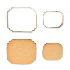 Set 2 decupatoare aluat, fondant, otel inoxidabil, Model 5, PME, Decupatoare aluat si martipan