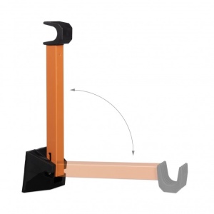 Set 2 x Suport bicicleta pentru perete,pliabil, Max. 25 kg, Relaxdays - Img 4