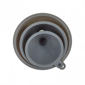 Set de 3 palnii pentru bucatarie, 3 dimensiuni, gri