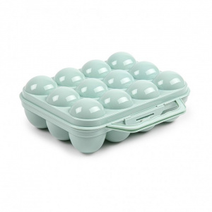 Cutie depozitare 12 oua, 20 x 18,5 x 7, verde pal, Surt Vrm