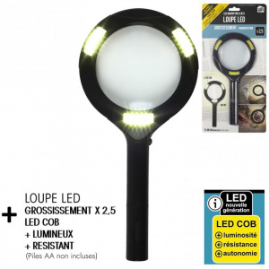 Lupa LED COB, grosisment x 2,5