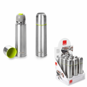 Mini termos inox, pereti dubli pentru bauturi 200ml-Ibili