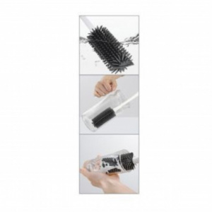 Perie cauciuc pentru spalat pahare si recipiente, perie pentru sticle, perie cu maner lung pentru sticle, perie de spalat vase din silicon,perii de curatare pentru sticle,perie spalator vase murdare,perie pentru sticle,perie de curatat sticle/pahare/borca