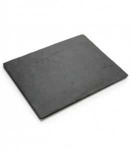 Platou ardezie servire, patrat 25x25 cm. Plansa, platou roca ardezie pentru servire, prezentare branzeturi, aperitive, peste, produse carne etc.