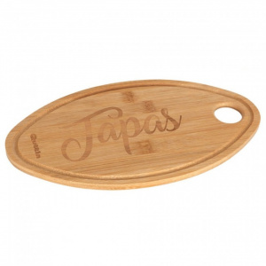 Platou oval lemn bambus pentru servire Quttin