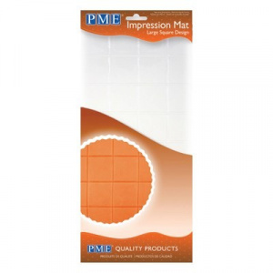 Sablon imprimare, ornare tort, martipan, fondant, icing-PME-patratele mari