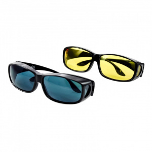 Set 2 perechi ochelari pentru condus noaptea si protectie UV