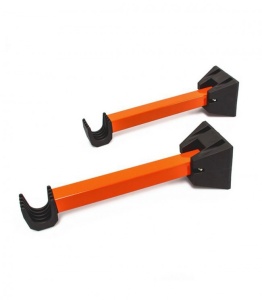 Set 2 x Suport bicicleta pentru perete,pliabil, Max. 25 kg, Relaxdays - Img 1