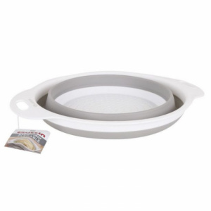 Strecuratoare pliabila pentru legume, fructe 29x22 cm Quttin . Strecuratoare pliabila de plastic pentru spalare legume, fructe sau paste,Strecuratoare pliabila legume fructe Strecuratoare bucatarie pliabila Strecuratoare pentru spalat legume fructe Strecu