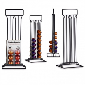Suport metal vertical depozitare, sortare 36 capsule Nespresso