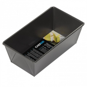 Tava, forma de copt chec si cozonac, 17x8x7 cm non stick, acoperire Goldflon-Chef Aid