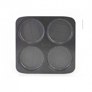 Tava perforata pentru hamburgeri la cuptor, 28x28x2.5cm, Happymax, tava perforata pentru hamburgeri, tava antiaderenta hamburgeri, tava cuptor hamburgeri, tava hamburgeri 28x28, tava hamburgeri otel carbon, tava xynflon, tava gatit carne, accesorii bucata