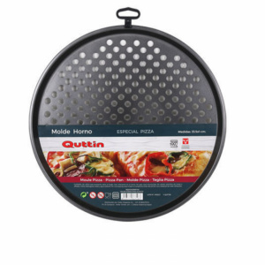 Tava perforata pentru pizza la cuptor 33cm-Quttin happymax.ro Forma pentru pizza Quttin (34 x 1 cm),Tava perforata pizza cuptor, Tava gatit pizza perforata, Tava coacere pizza cuptor perforata, Tava pentru pizza cu gauri, Tava pizza crocanta cuptor, Acces