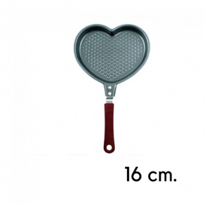 Tigaie mare in forma de Inima-16 cm