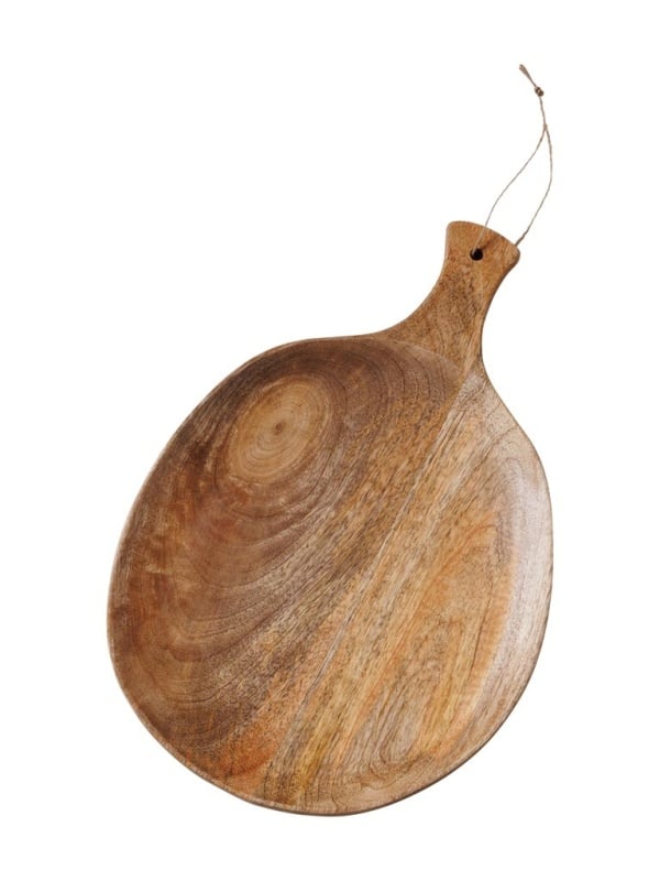 Platou servire din lemn de mango, Handle