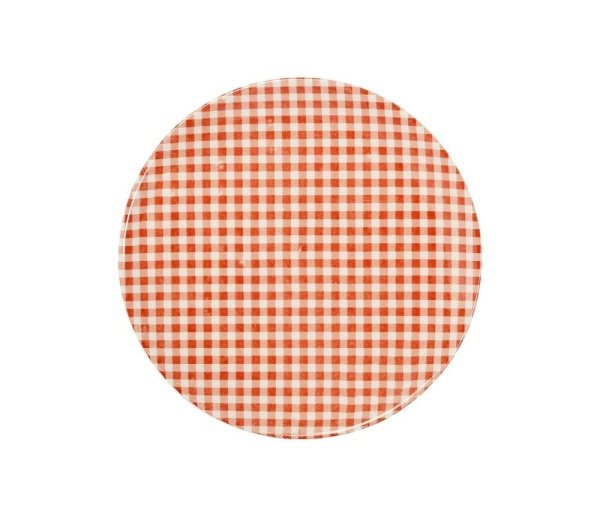 Farfurie din ceramica, cu model, 20cm, Josephine Red